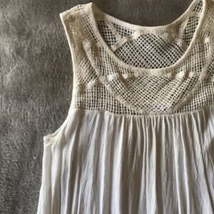 Maternity Tunic Sleeveless Liz Lange Ivory